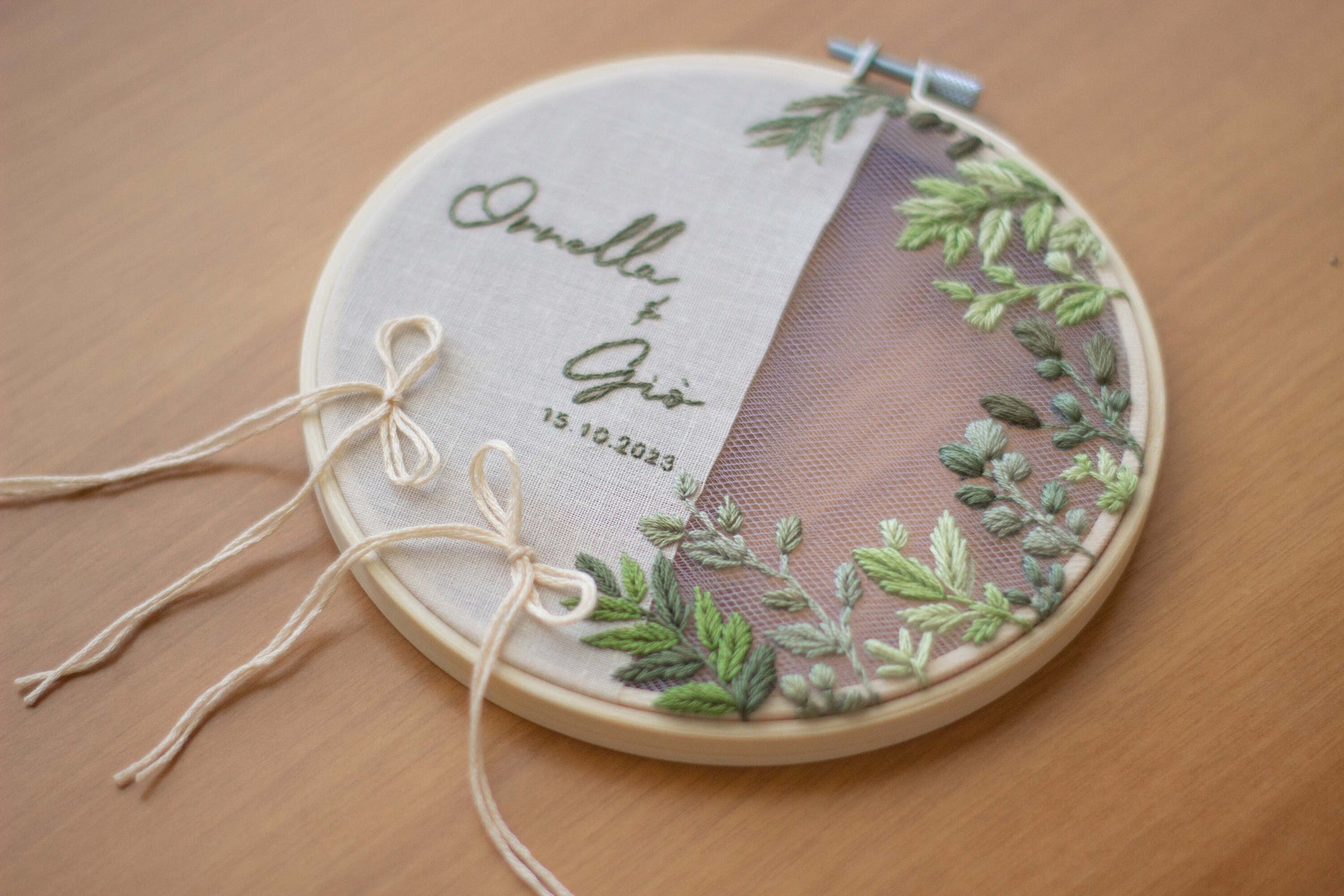 Porta fedi personalizzato Regalo nozze personalizzato Porta fedi ricamato Regalo per gli sposi personalizzato Porta fedi ulivo