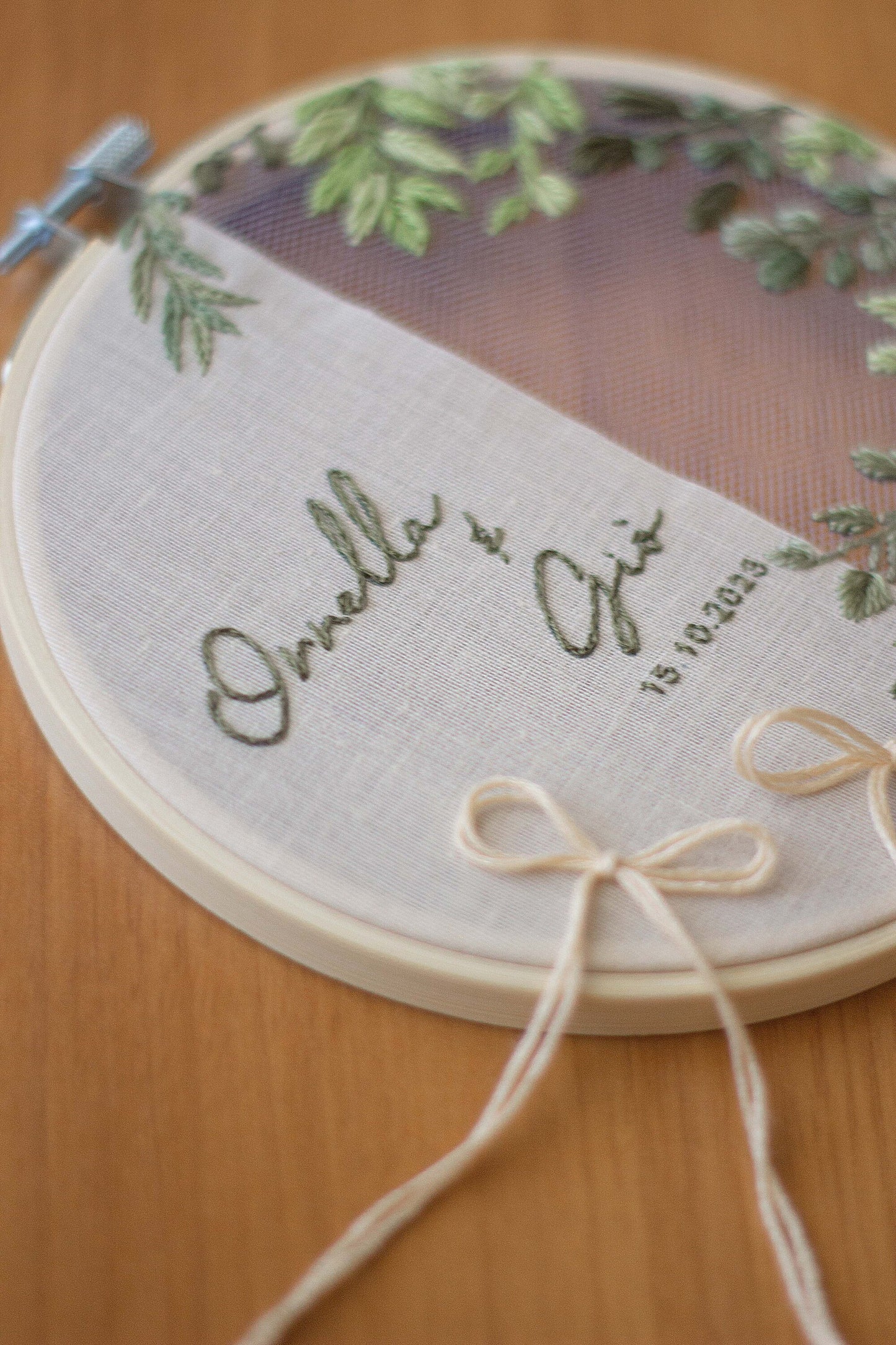 Porta fedi personalizzato Regalo nozze personalizzato Porta fedi ricamato Regalo per gli sposi personalizzato Porta fedi ulivo